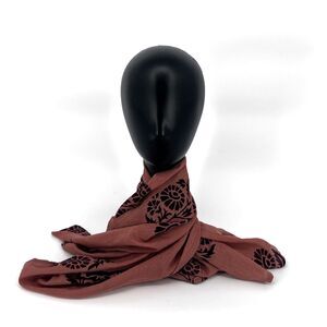 Darn Good Furoshiki Scarf Wrap 36" Square Made Sustainably in India Pink‎